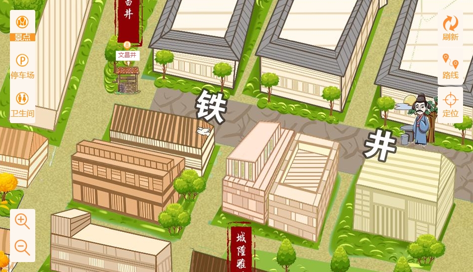 陈仓智慧景区：手绘地图与语音导览的完美融合