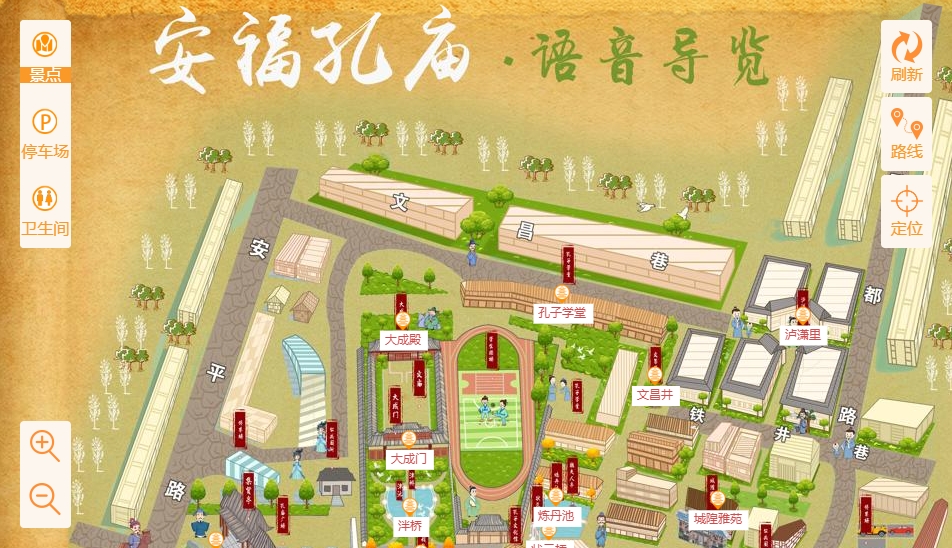 陈仓手绘地图：智慧景区智能化服务的延伸